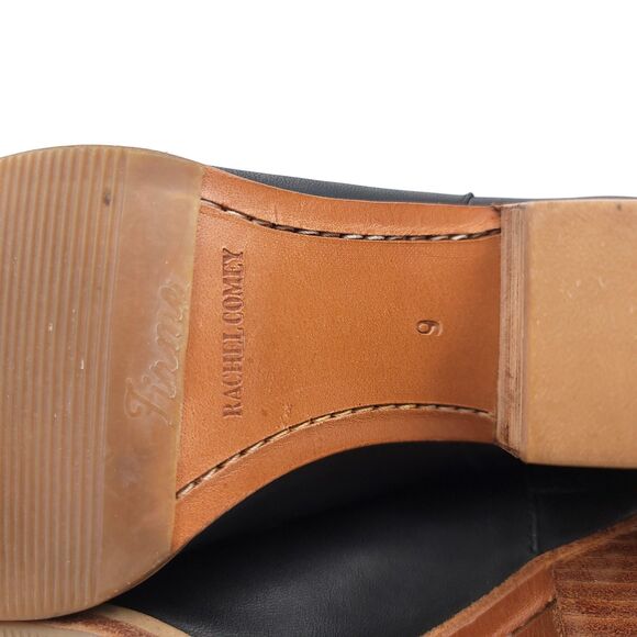 Black Leather Ankle Boots - Picture 8 of 11